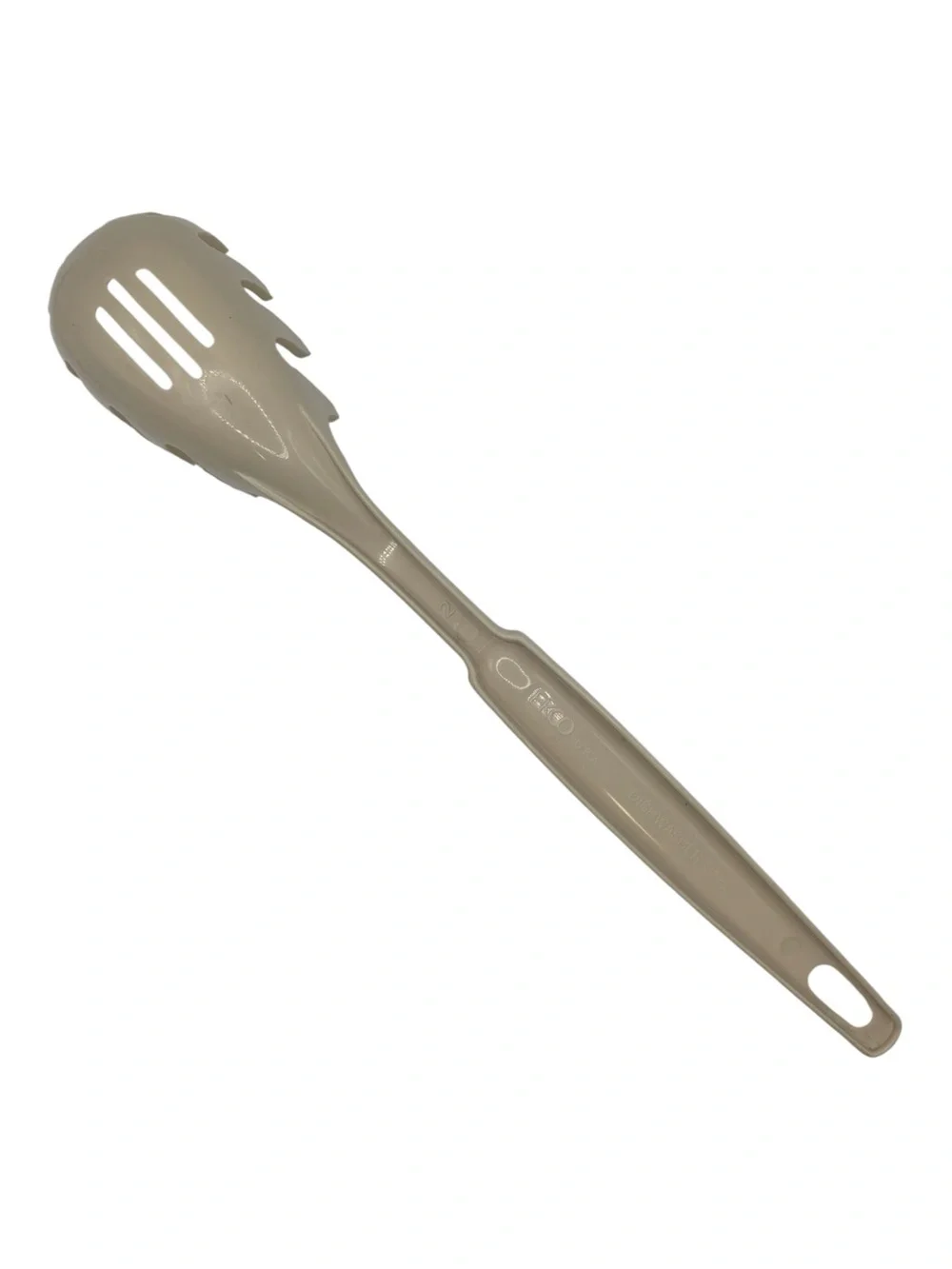 EKCO Almond Spaghetti Strainer Spoon Vtg USA Nylon Dishwasher Safe